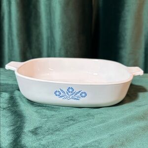 Vintage Corningware Blue Cornflower Design Bakeware